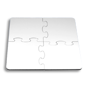Fotopuzzle vier Teile