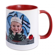 Tasse in bunten Farben